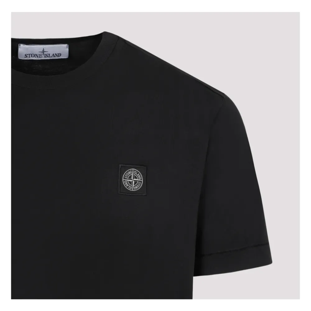 Heren Stone Island e Katoenen T-shirt met Logolabel