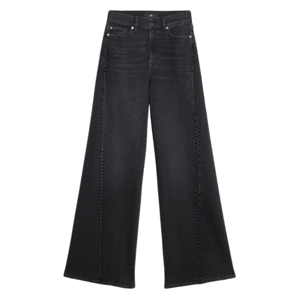 DAMES 7 For All Mankind e Kristalversierde Skinny Jeans