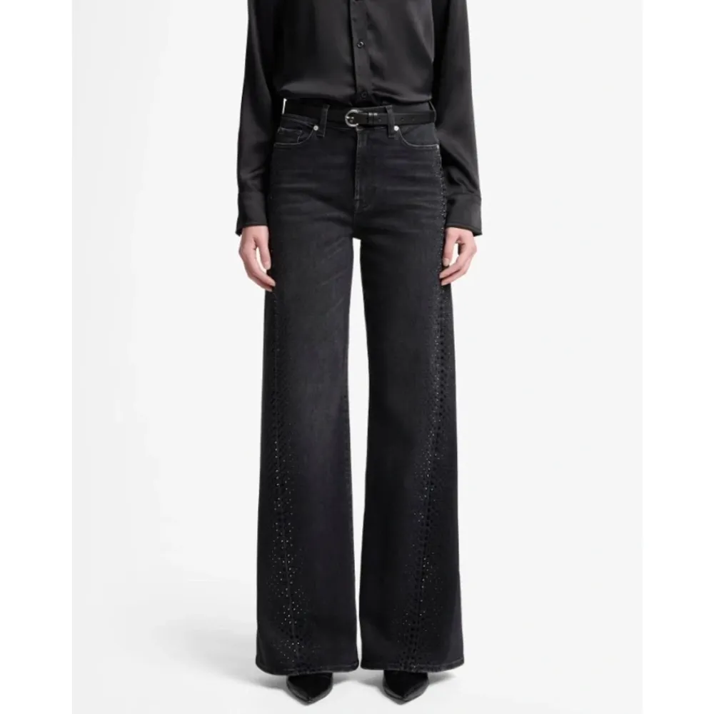 DAMES 7 For All Mankind e Kristalversierde Skinny Jeans