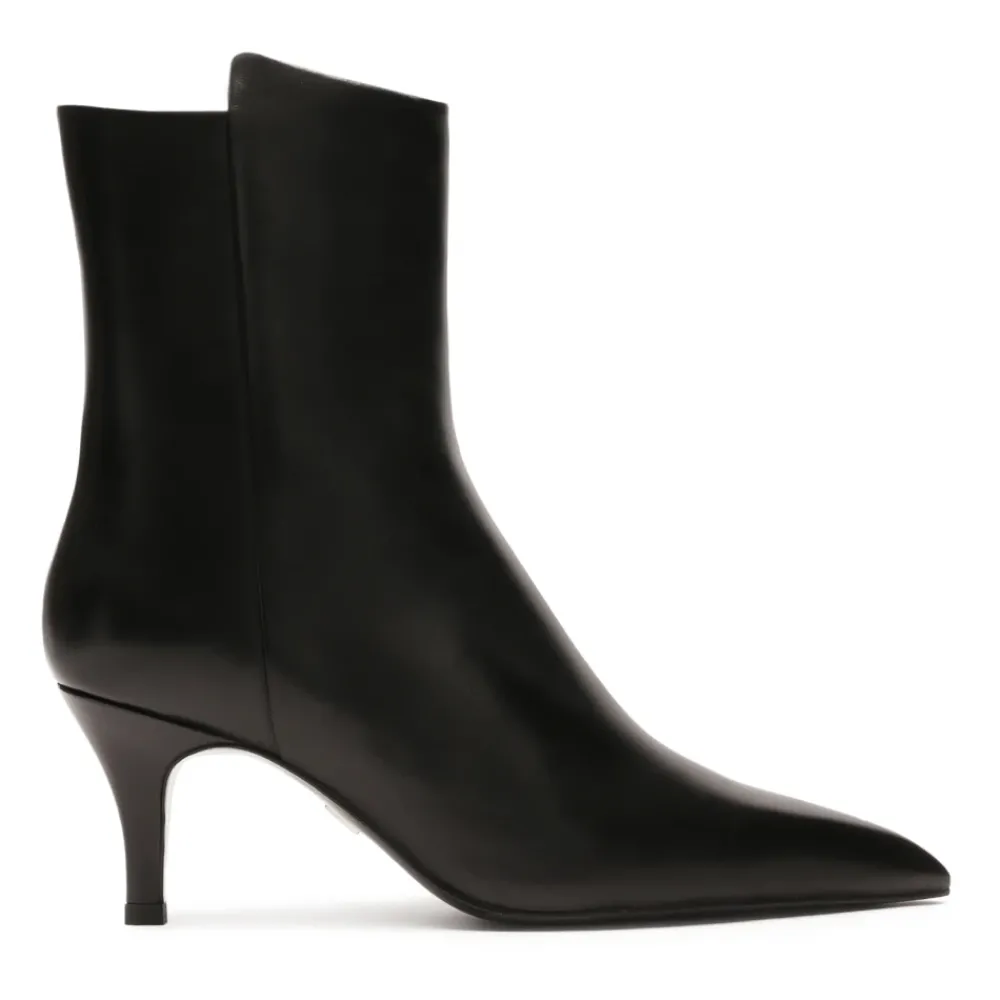 DAMES Kazar Enkellaarsjes^e laaggehakte laarzen