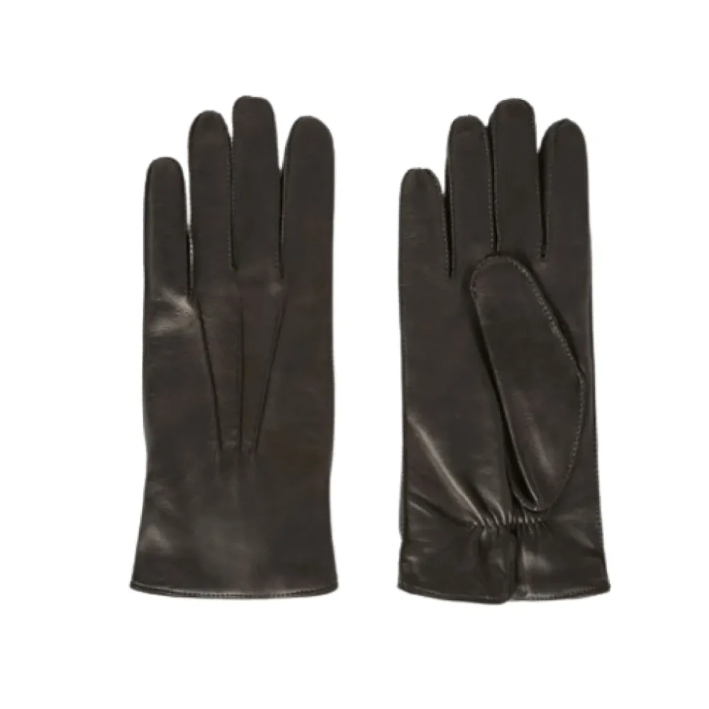 DAMES Loro Piana Handschoenen|Handschoenen^e Lam Lamshuid Gebreide Wollen Handschoenen