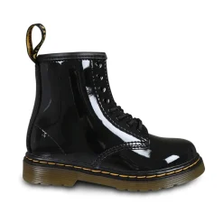 Dr. Martens Laarzen^e Lamper Bikerlaarzen met lakleer