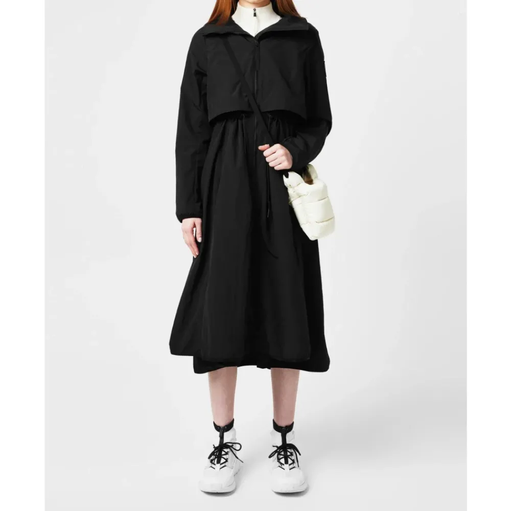 DAMES Canada Goose Jassen^e Lange Regenjas Ritssluiting Logo