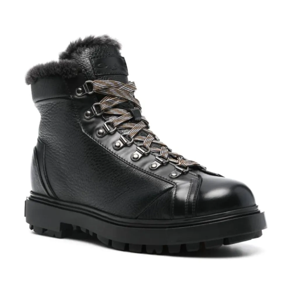 Heren Santoni e Leren Bergschoenen