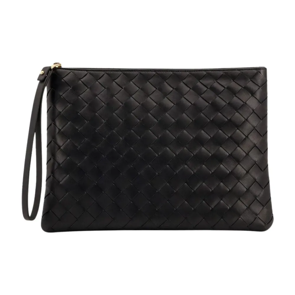 DAMES Bottega Veneta e leren clutch