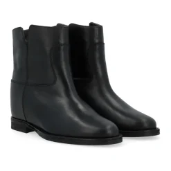 DAMES Via Roma 15 Enkellaarsjes^e leren enkellaars met zijgleuven