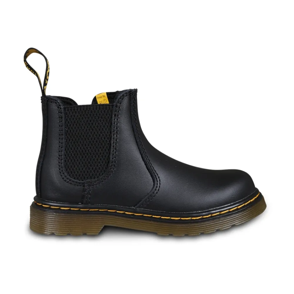 Dr. Martens Laarzen^e leren enkellaarsjes met gele details