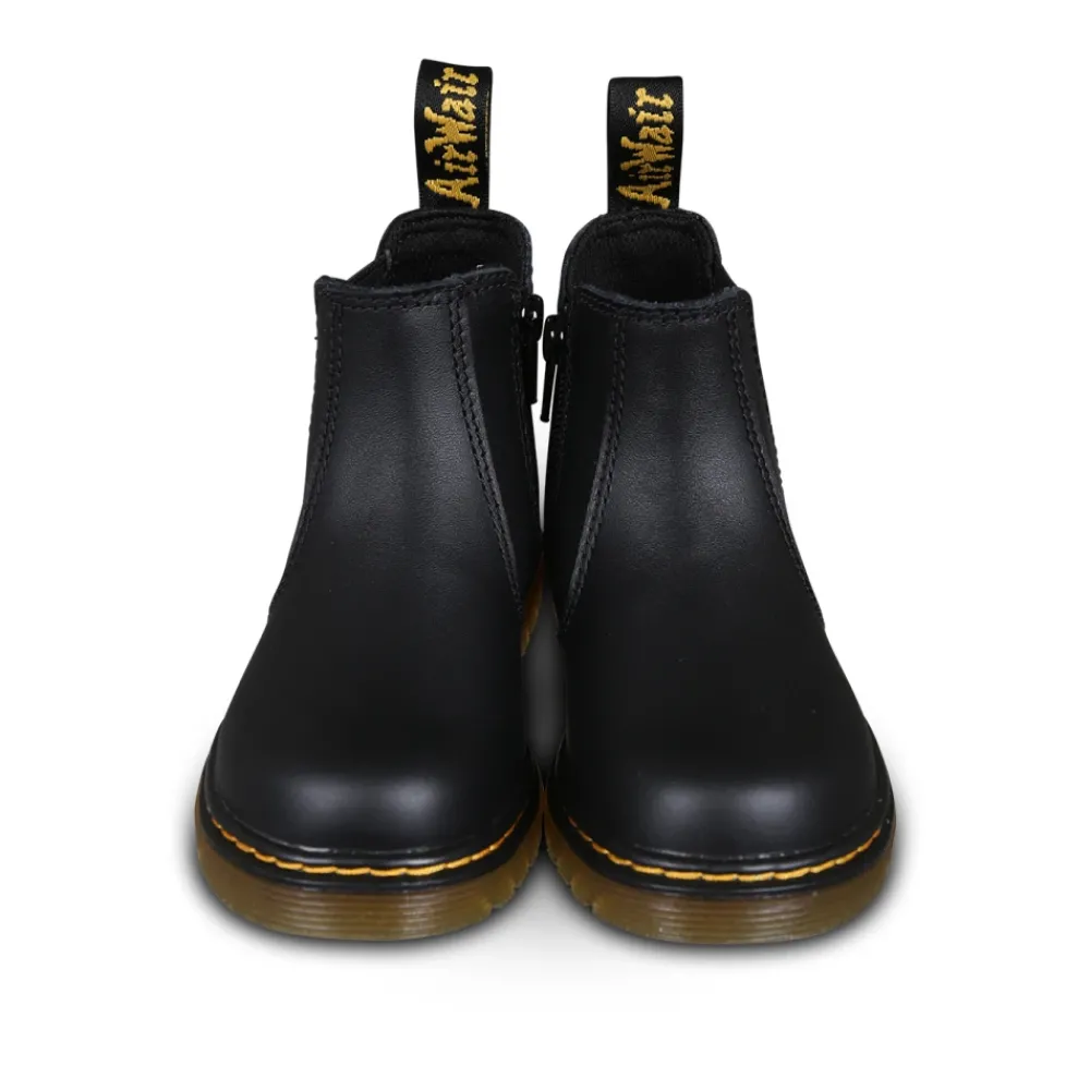 Dr. Martens Laarzen^e leren enkellaarsjes met gele details