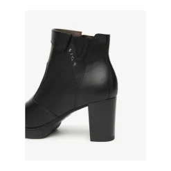 DAMES Nerogiardini Enkellaarsjes^e leren enkellaarsjes met blokhak