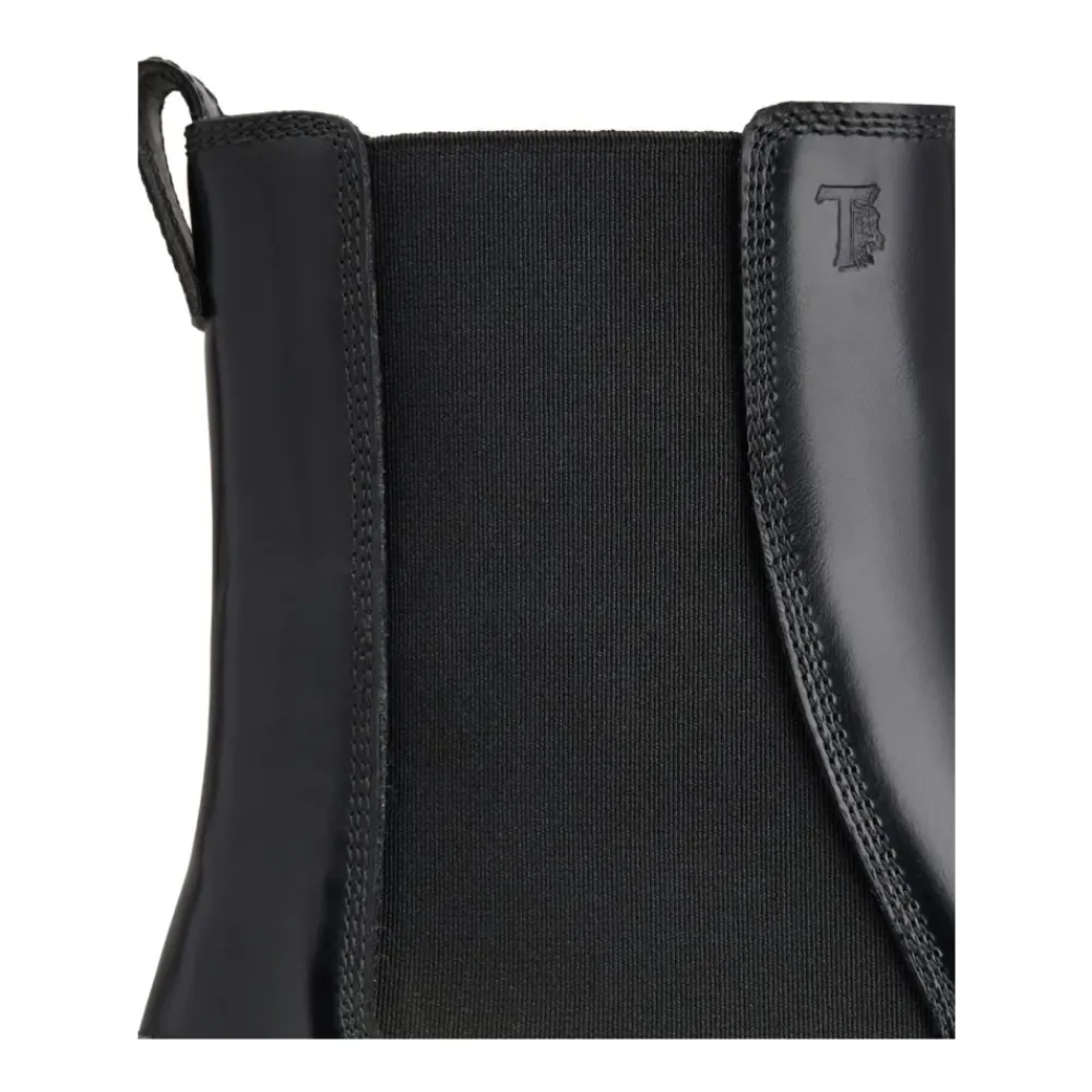 DAMES Tod's e Leren Enkellaarzen Stijlvol