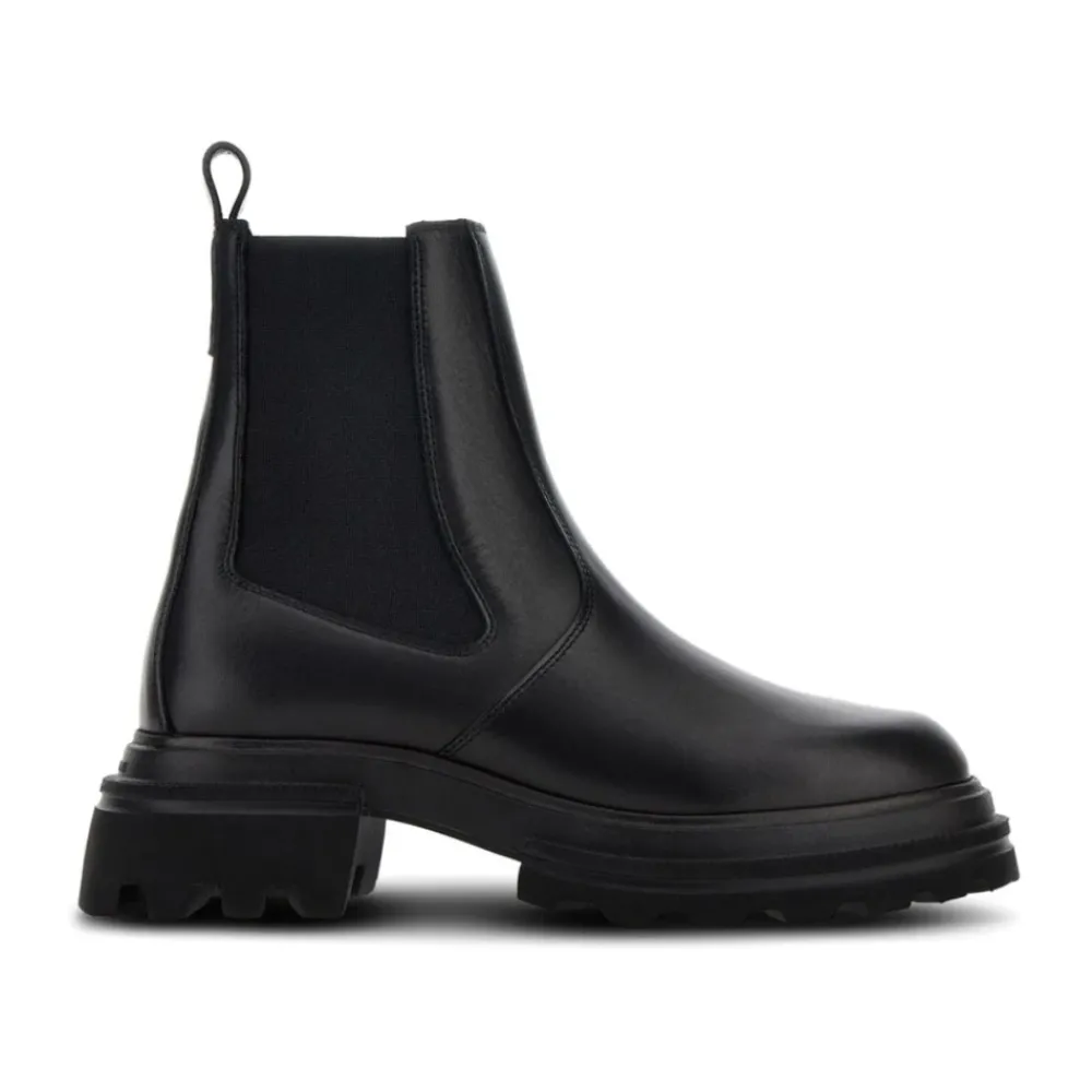 DAMES Hogan Chelseaboots^e Leren Enkellaarzen