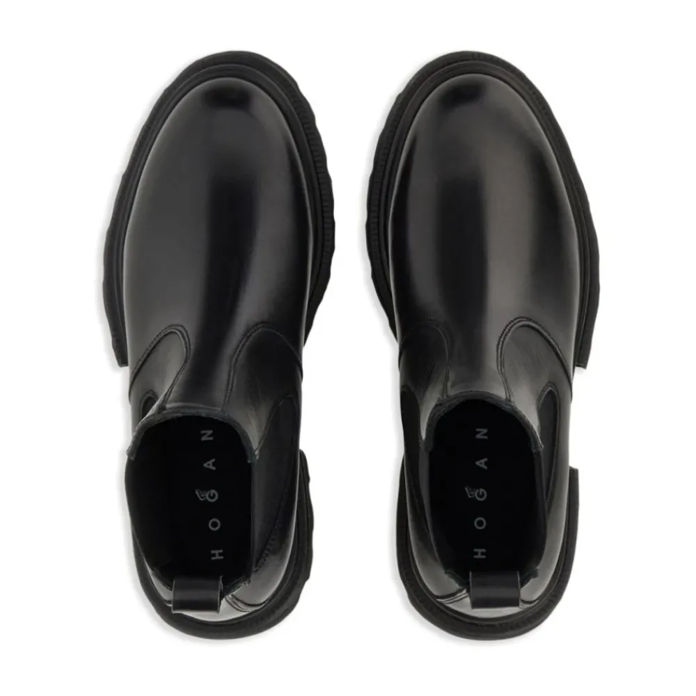 DAMES Hogan Chelseaboots^e Leren Enkellaarzen