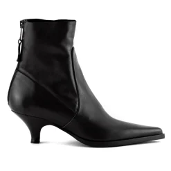 DAMES Elena Iachi e Leren Enkellaarzen Puntige Neus