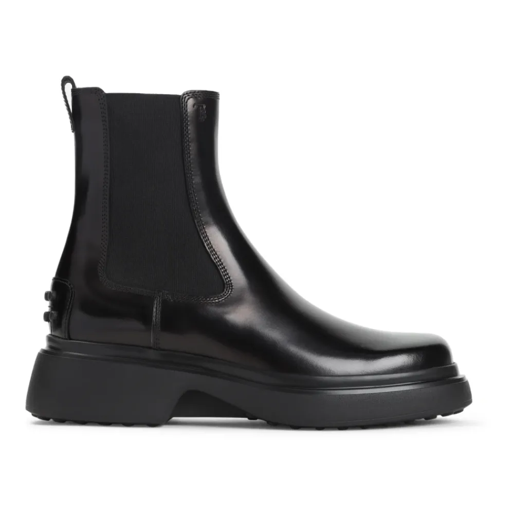 DAMES Tod's e leren enkellaarzen voor vrouwen