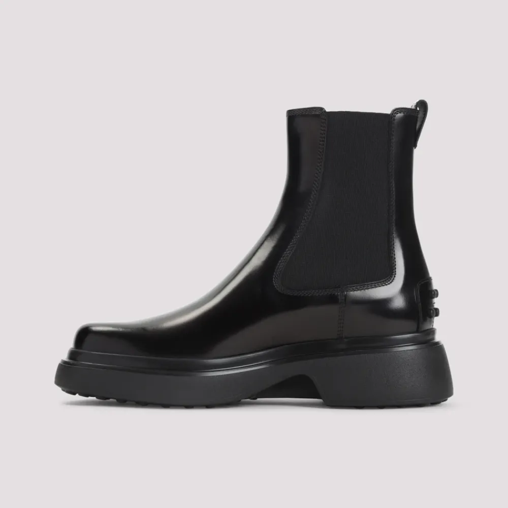 DAMES Tod's e leren enkellaarzen voor vrouwen