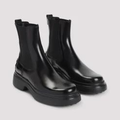 DAMES Tod's e leren enkellaarzen voor vrouwen