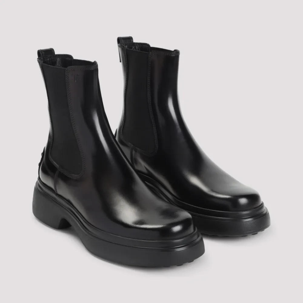 DAMES Tod's e leren enkellaarzen voor vrouwen