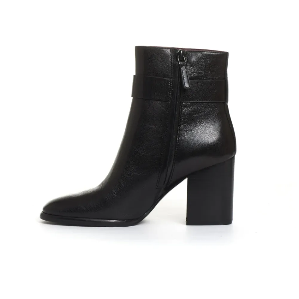 DAMES Tory Burch Enkellaarsjes^e leren enkellaarzen