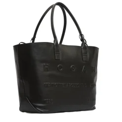 DAMES Hogan e Leren Handtas met Metalen Logo