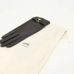 DAMES Ami Paris e leren hart-handschoenen