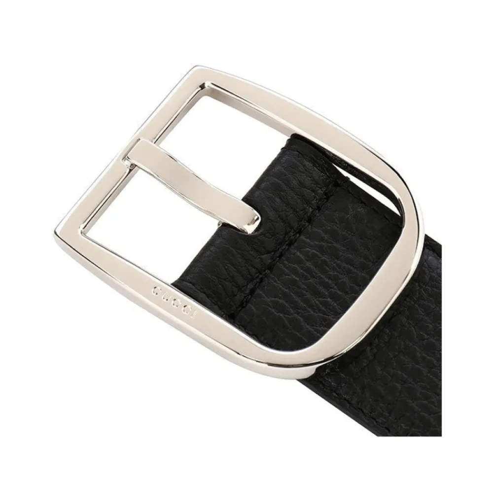 Heren Gucci Riemen^e leren herenriem metalen gesp