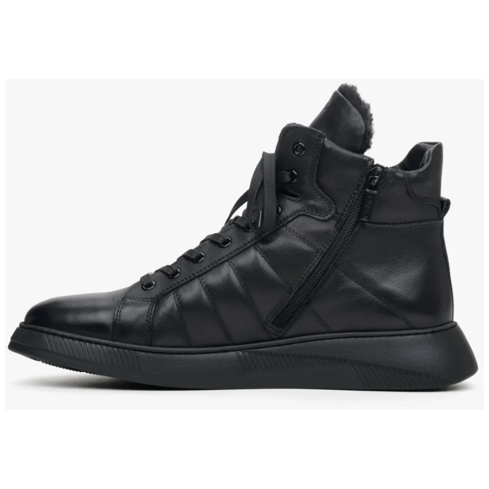 Heren Estro e Leren High-Top Sneakers
