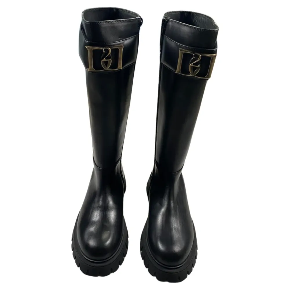 Dsquared2 e Leren Kinderlaarzen