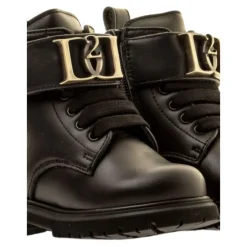 Dsquared2 e Leren Kinderlaarzen met Metalen Logo