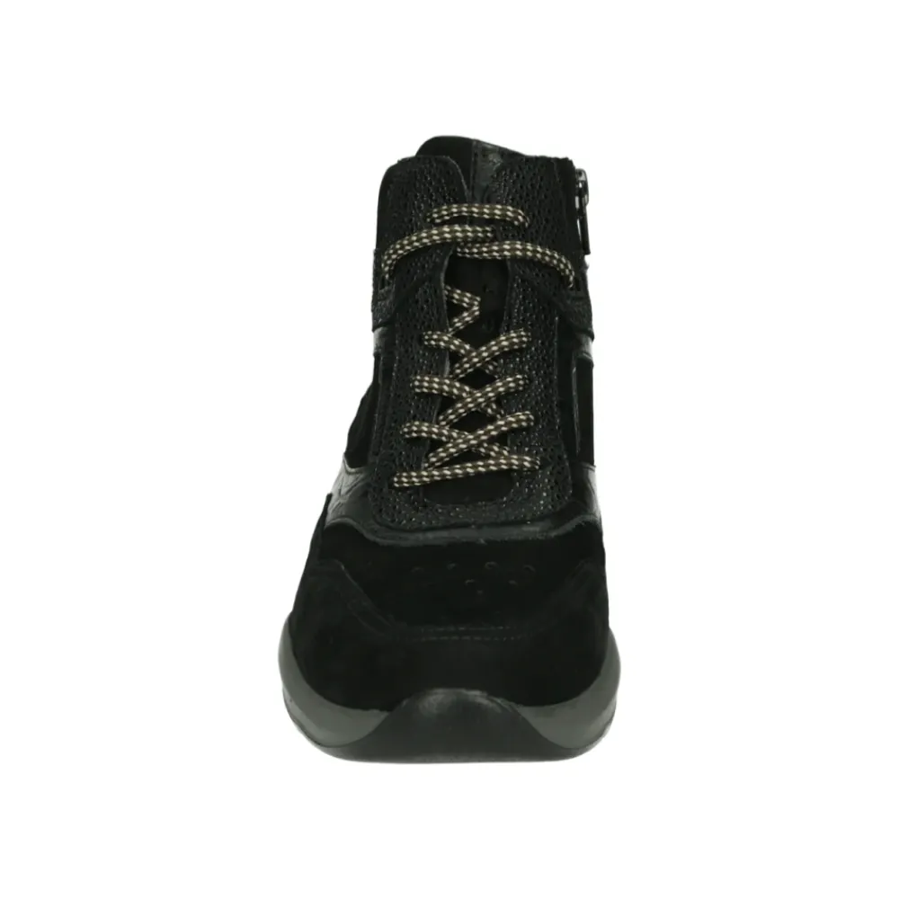 DAMES Durea e leren mid sneaker