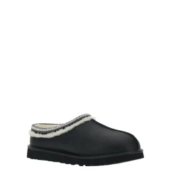 Heren UGG e leren muilezels met reliëflogo