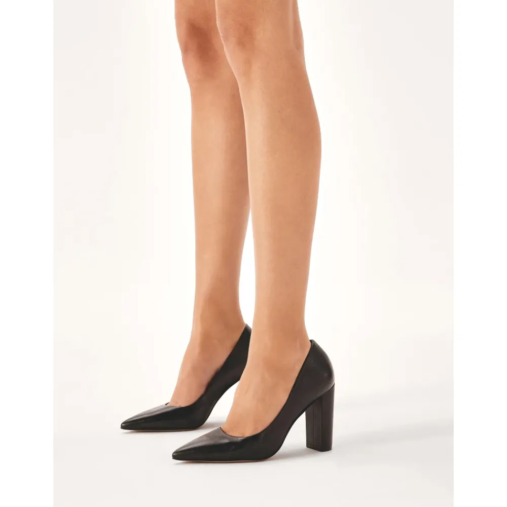 DAMES Kazar e leren pumps met een stabiele hak