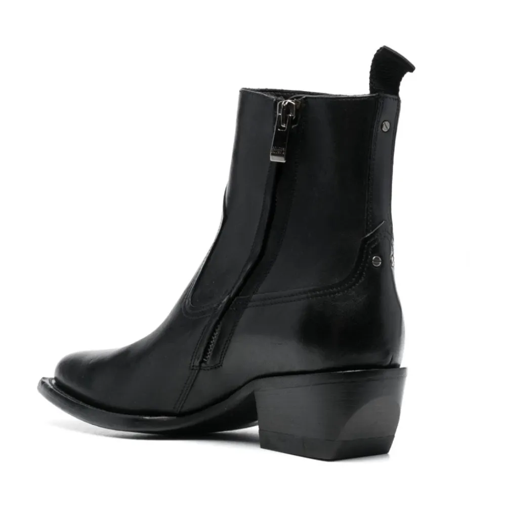 DAMES Golden Goose Laarzen^e Leren Puntige Laarzen