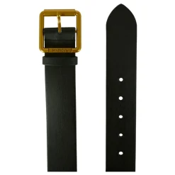 PINKO e leren riem met metalen gesp