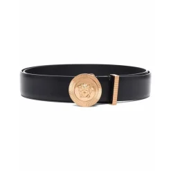 Heren Versace Riemen^e Leren Riem Stijlvolle Herenaccessoire