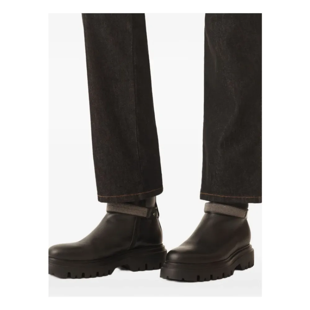 DAMES Fabiana Filippi Enkellaarsjes^e leren ritslaarzen