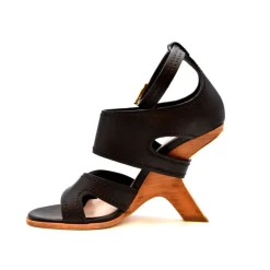 DAMES Alexander McQueen e Leren Sandalen met Gesp/Strik