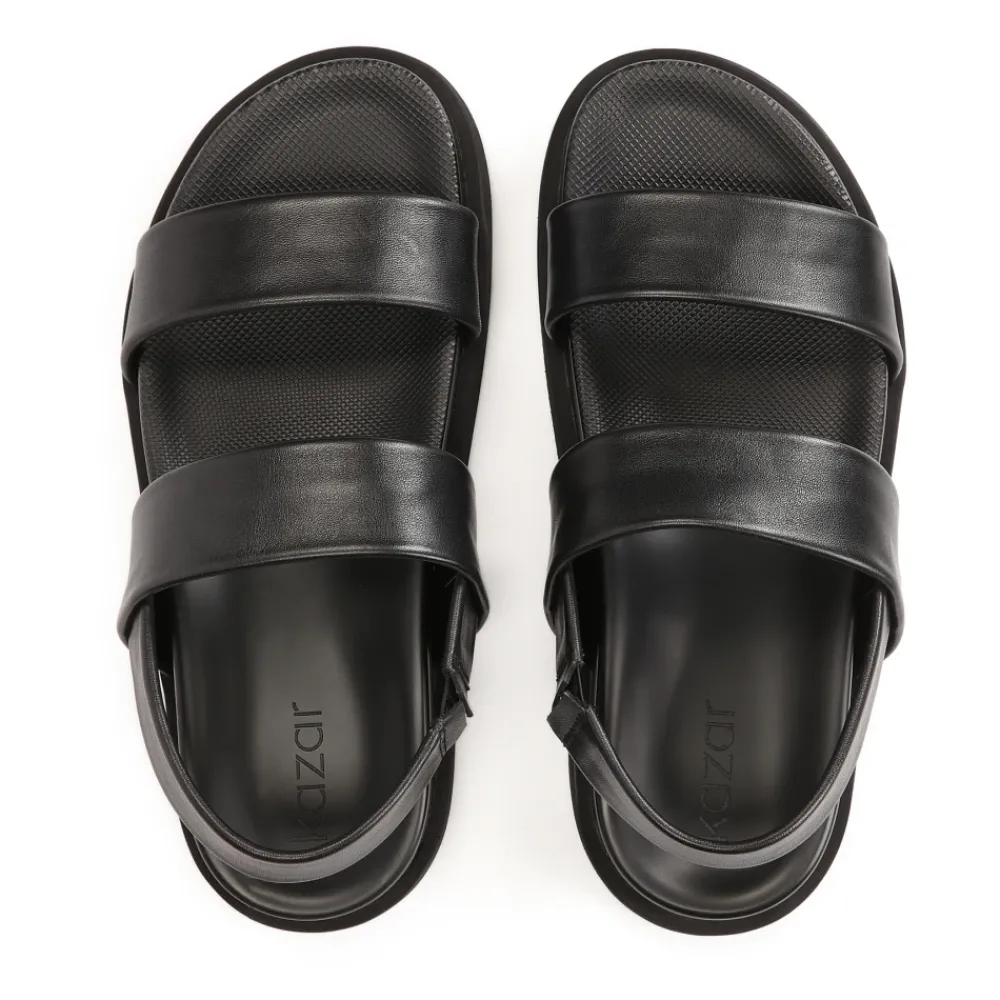 Heren Kazar e Leren Sandalen met Elastische Band