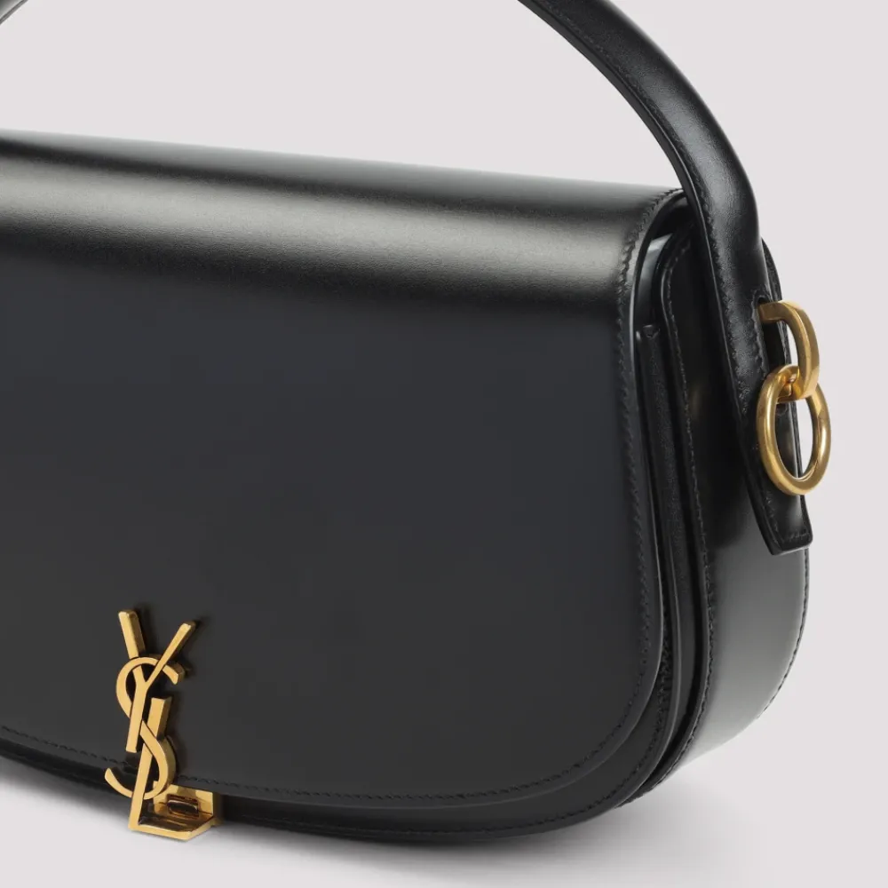 DAMES Saint Laurent Handtassen^e leren schoudertas met Cassandre sluiting