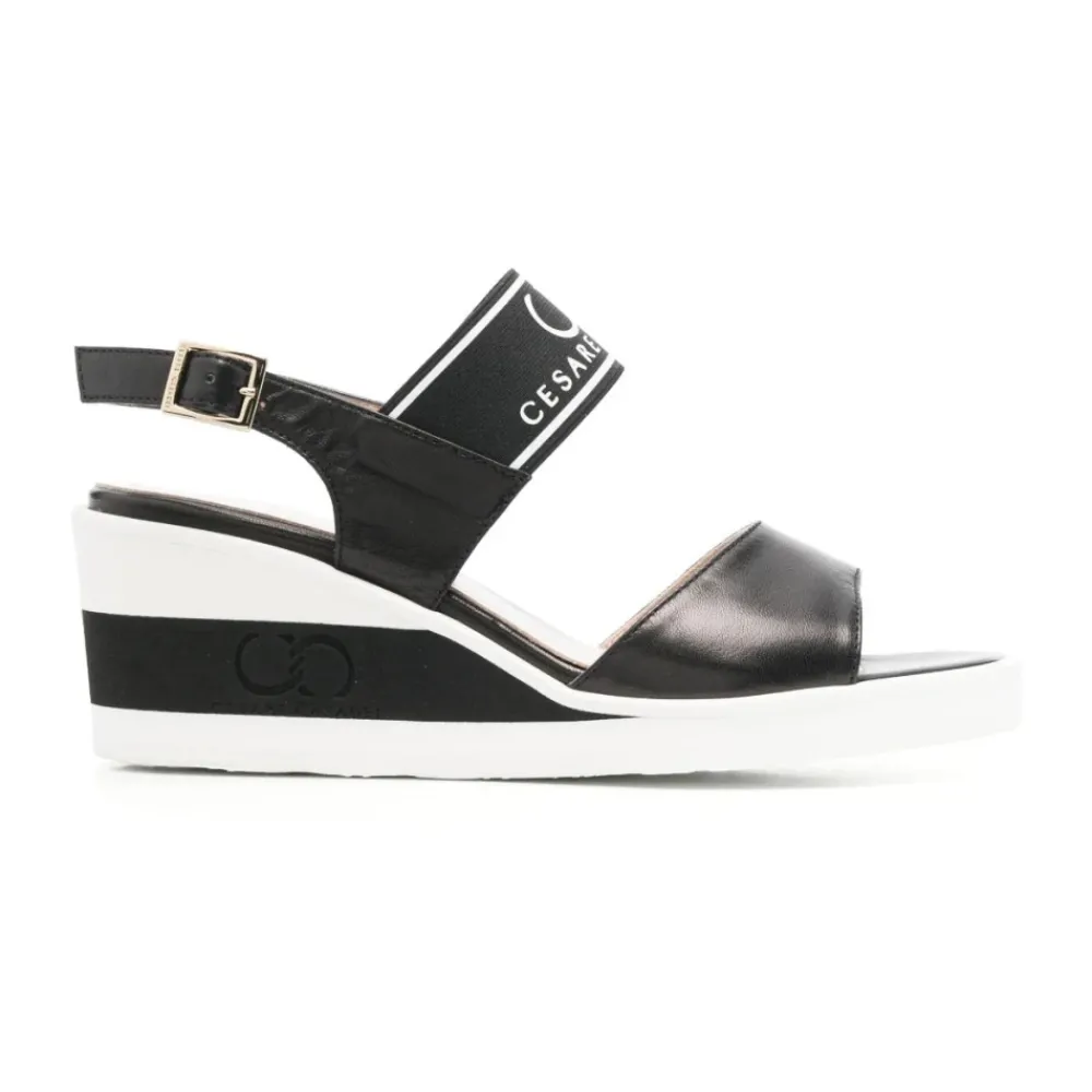 DAMES Casadei e Leren Sleehak Sandalen