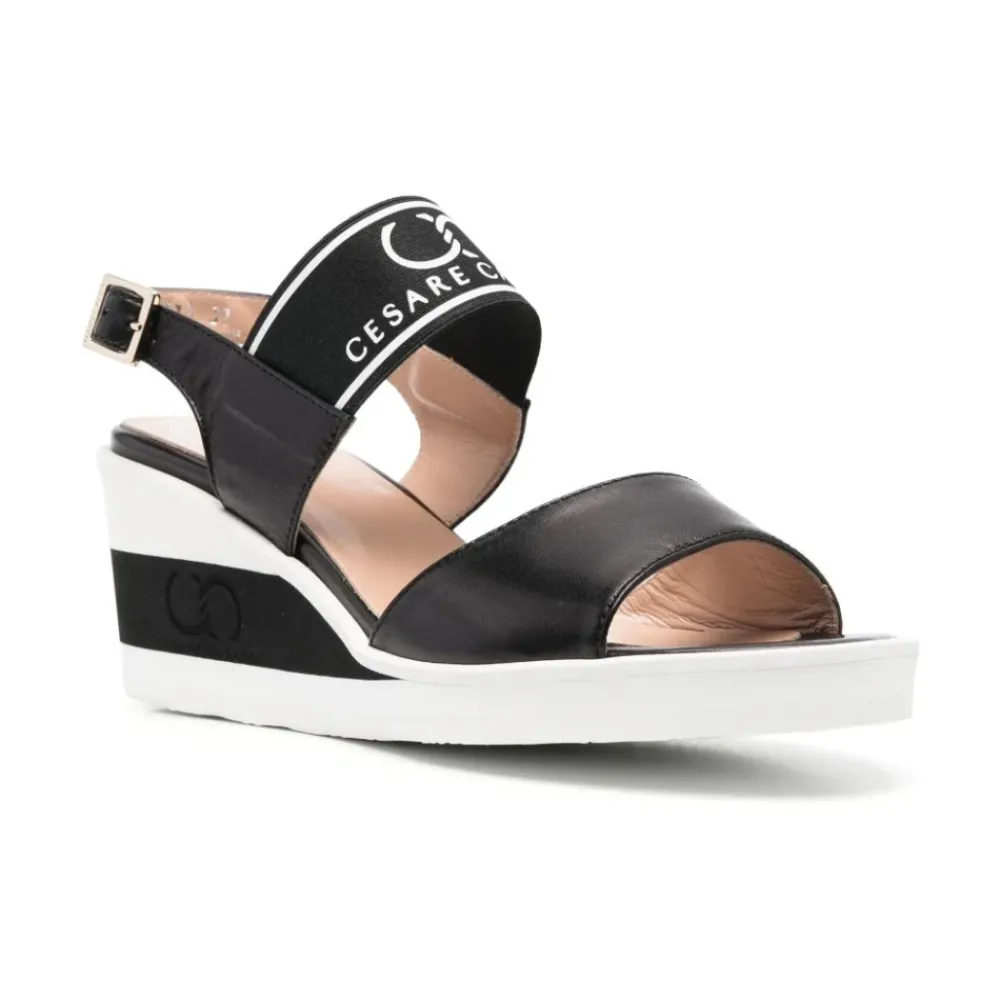 DAMES Casadei e Leren Sleehak Sandalen