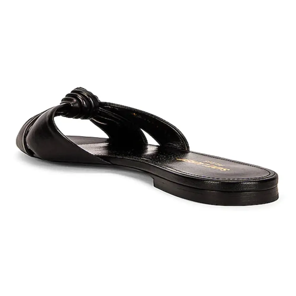 DAMES Saint Laurent e Leren Slides voor Dames