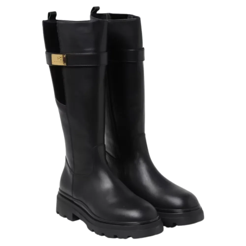 Elisabetta Franchi e leren slip-on laarzen