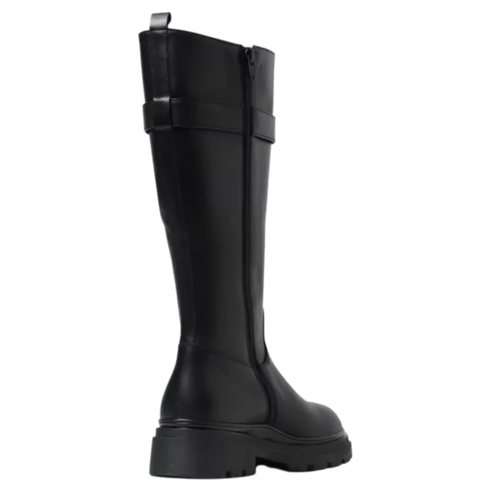 Elisabetta Franchi e leren slip-on laarzen