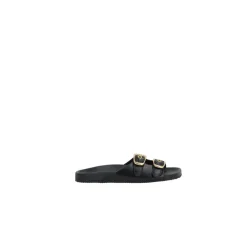 DAMES Chloé e leren slippers