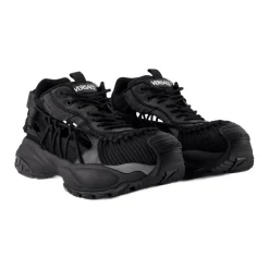 Heren Versace Sandalen^e Leren Sneakers - Bovenste Veters