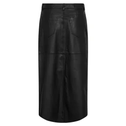 DAMES Co'Couture e leren splitrok