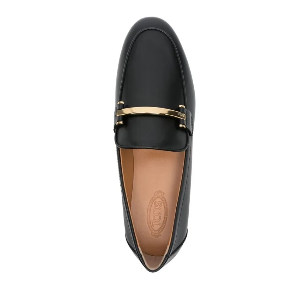 DAMES Tod's Loafers^e Leren Stacked Heel Schoenen