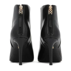 DAMES Kazar Enkellaarsjes^e leren stiletto laarzen met rits aan de achterkant