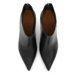 DAMES Kazar Enkellaarsjes^e leren stiletto laarzen met rits aan de achterkant