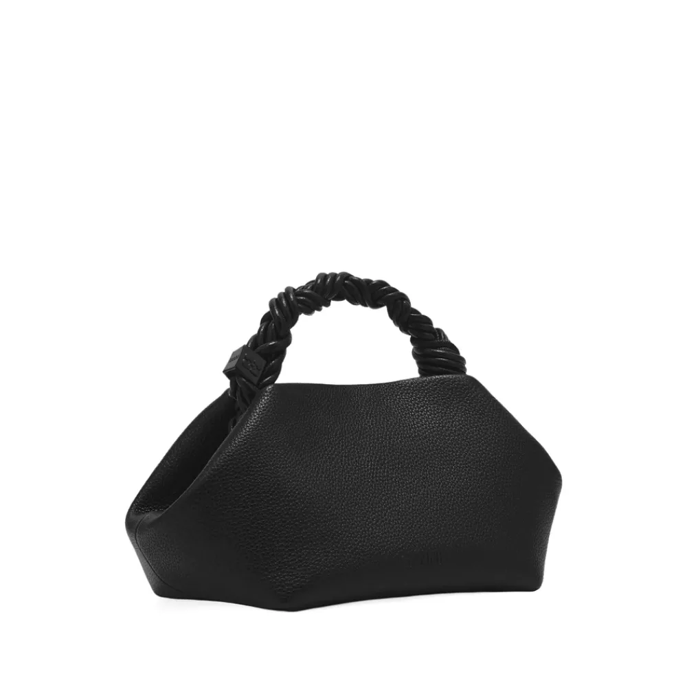 DAMES Ganni Handtassen^e Leren Tas met Gedraaid Handvat